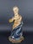 This antique Continental, (Possibly French) European polychrome carved wood figure represents a kneeling biblical figure...
