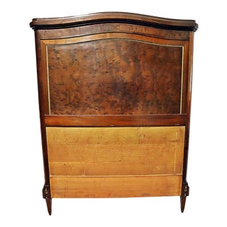 Antique French Neoclassical Bed, a Twin For Sale