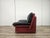 1980s Red and Black Leather Armchair attributed to Nicoletti Salotti, 1980 For Sale - Image 5 of 18