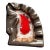 Mid-Century Fat Lava Glazed Ceramic Horse Head Ashtray For Sale