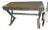Arteriors Cerused Wood Campaign Style Writing Desk For Sale