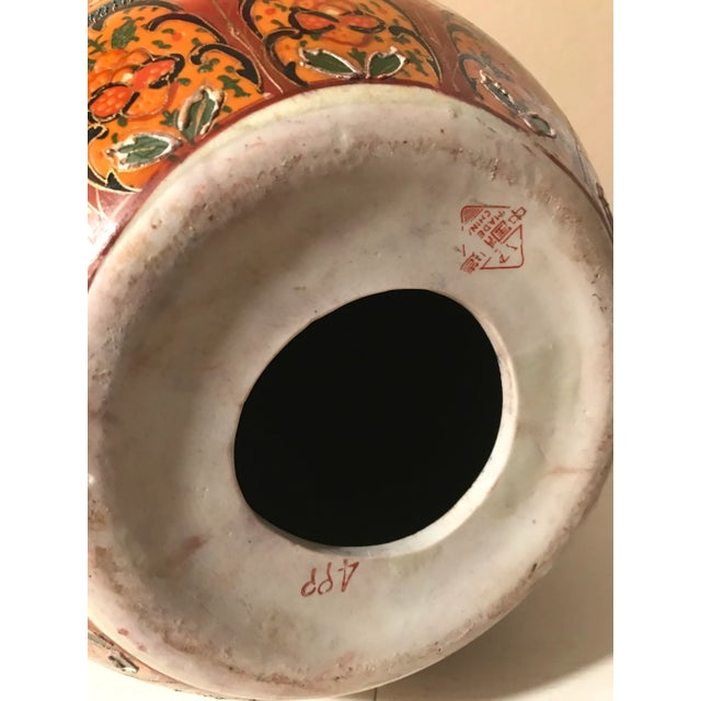 Antique Satsuma Outdoor Scene Decorative Egg For Sale - Image 9 of 11