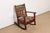 Early 20th Century J. M. Young & Sons Antique Mission Oak Arts & Crafts Rocking Chair, Circa 1900 For Sale - Image 5 of 13