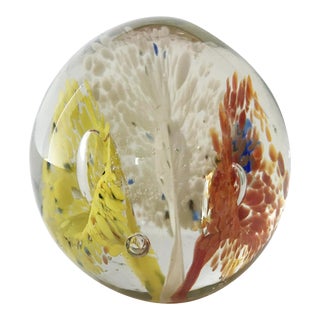 Mid 20th Century Murano Glass Paperweight For Sale