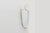 French White Lacquered Metal Mirror with Looped Wire Frame and Fan Crest, 1950s For Sale - Image 6 of 13