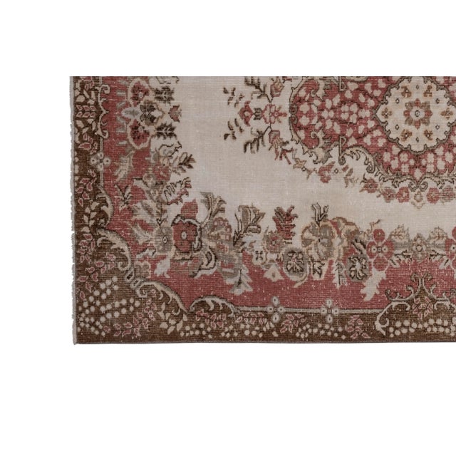 Vintage Turkish Sparta Rug With Traditional Style and Light Colors 5'10'' X 9'1'' For Sale - Image 4 of 10