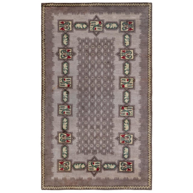 Doris Leslie Blau Vintage French Art Deco Rug by Paule Leleu For Sale