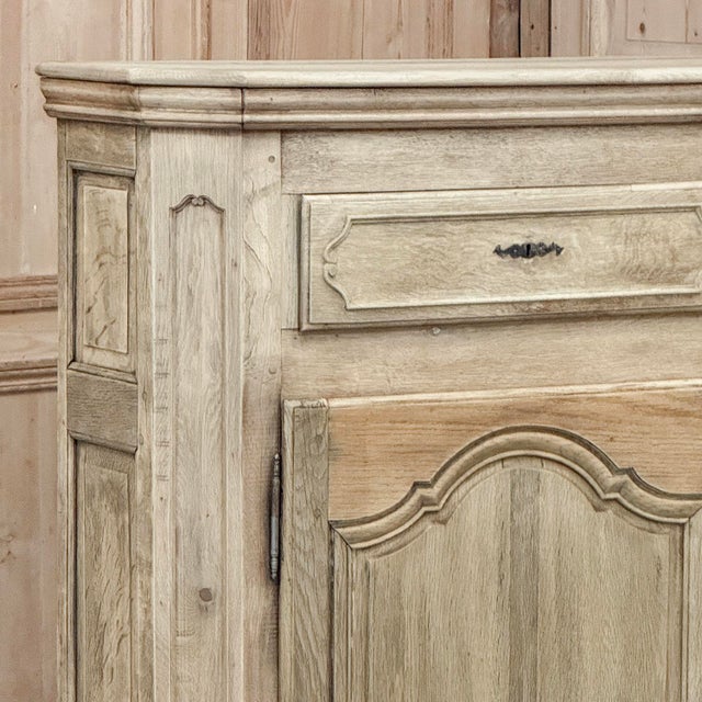 Wood 18th Century Country French Louis XV Stripped Oak Confiturier For Sale - Image 7 of 18