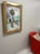 UnAware", Oil Painting, Framed Portrait, by Van Ness 27"x37", vintage gold frame. Painted on canvas. This lovely lady has...
