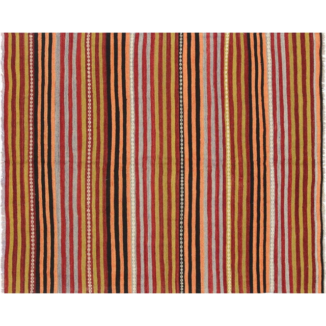 1950s Turkish Kilim For Sale