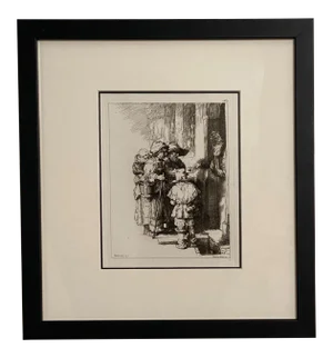 Late 18th Century Rembrandt Etching #7, by Francesco Novelli