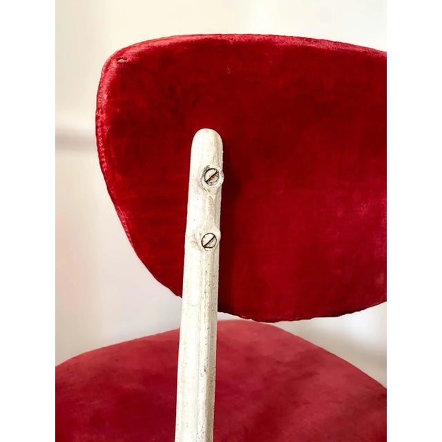 1940s Vintage Iron Chair by British Designer Ernest Race For Sale - Image 5 of 10