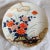 White Vintage Japanese Charger Plate 14" Floral Arrangement Gold Clouds Hand Painted Signed For Sale - Image 8 of 9