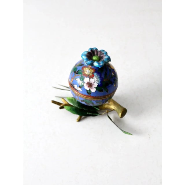 Antique Cloisonne Box For Sale - Image 6 of 12