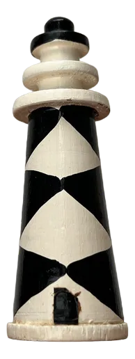 Vintage Cape Lookout Lighthouse Deco Object