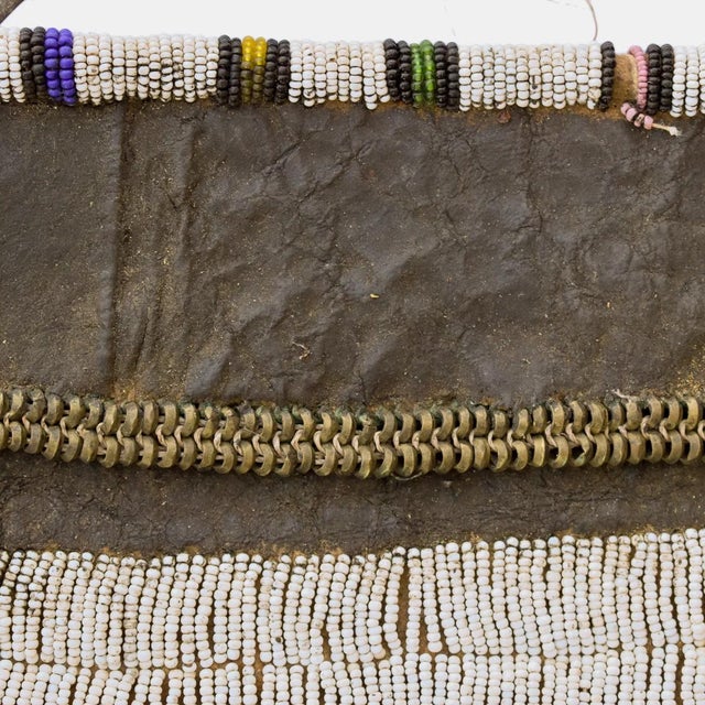 Early 20th Century Ndebele Beaded Itjorholo Wedding Apron Sidley Collection For Sale In Denver - Image 6 of 12