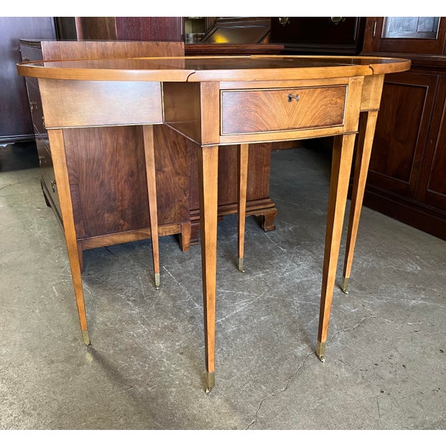 Wood Late 20th Century Drop Leaf Side Table by Bollier & Company by Decca For Sale - Image 7 of 12