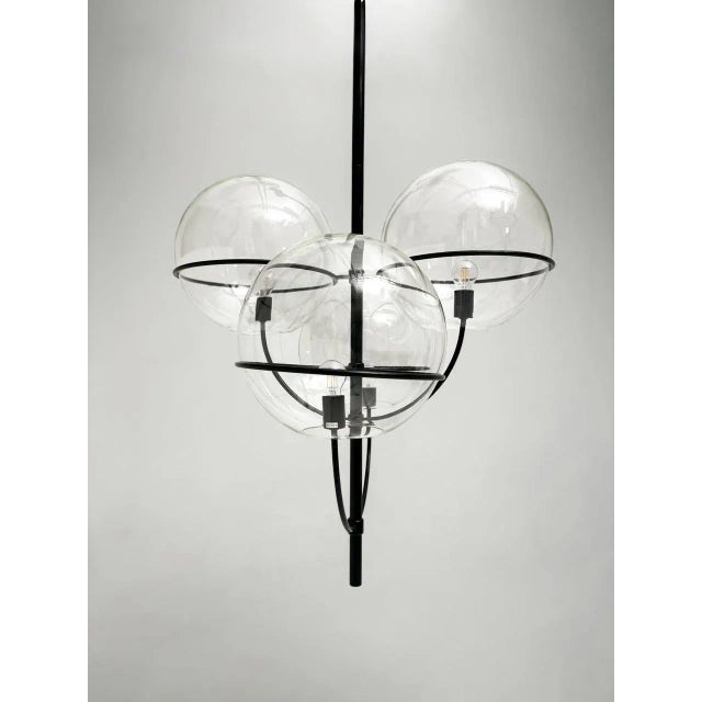 Vico Magistretti Chrome-Plated Lyndon Pendant Light by Vico Magistretti for Oluce For Sale - Image 4 of 13