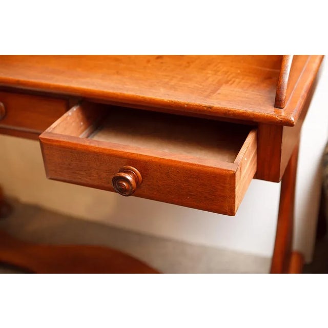 English Mahogany Three-Drawer Antique EnglishWash Stand For Sale - Image 3 of 6