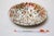 Gorgeous Mid-Century Modern enamel decorative bowl, white in color with predominately orange, red, and green accents. The...