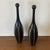 Art Deco Vintage Decorative Turned Wood Clubs With Brass Detail, a Pair For Sale - Image 3 of 6