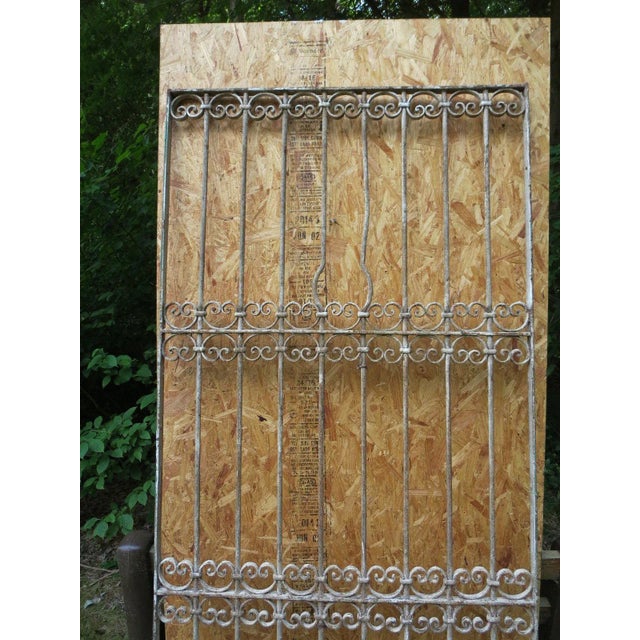Victorian Antique Victorian Iron Gate Architectural Element T For Sale - Image 3 of 8