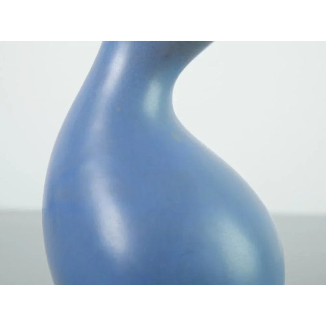 Blue Mid-Century Vase from Studio Keramik, 1960 For Sale - Image 8 of 12