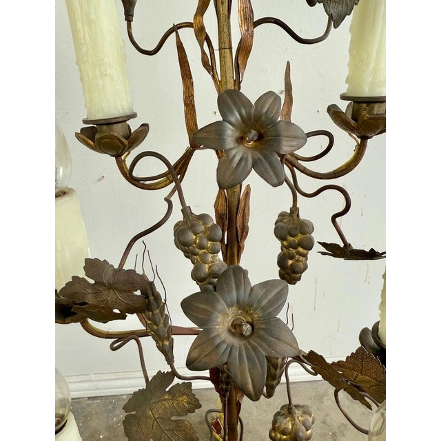 Pair of 19th C. Italian Brass Candelabras For Sale In Los Angeles - Image 6 of 10