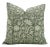 Handmade Block Print Decorative Cushion Cover Thick Linen 16x16 Inch - Kundanvan For Sale