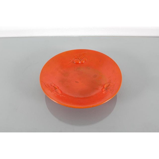 "Coppa Aurum" plate, bowl, or centerpiece, for Distillerie dell'Aurum, Pescara, by Guido Andlovitz for Lavenia, artistic...