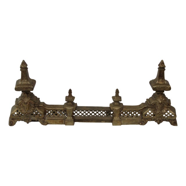Louis XIV Gilt Firescreen Andirons For Sale