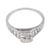 Art Deco 1920s Art Deco Gia 0.89 Carat Old European Diamond Platinum Engagement Ring, Size 5.75 For Sale - Image 3 of 7