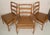 Set of six ladder back chairs by Robsjohn Gibbings for Widdicomb. Pair of arm chairs and four armless. No maker's mark....