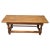 Brown Large Vintage Oak Plank Top Coffee Table, 1960 For Sale - Image 8 of 8