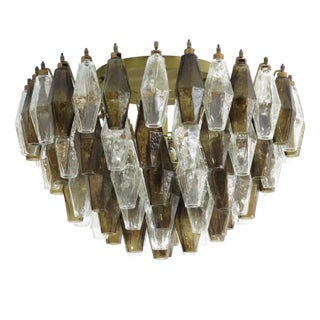 Murano Poliedri Ceiling Light by Carlo Scarpa, 1990 For Sale