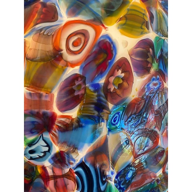 Murano Style Glass Egg Table Lamps by Simoeng, Set of 2 For Sale - Image 9 of 14