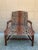 Baker Furniture Company English Chippendale Mahogany Armchair in Leopard Upholstery For Sale - Image 4 of 12