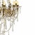 Metal Ceiling Lamp with Crystal Pendants For Sale - Image 5 of 6