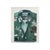 About the painting: this artwork presents a meticulously folded, button-down shirt adorned with a lush floral pattern,...