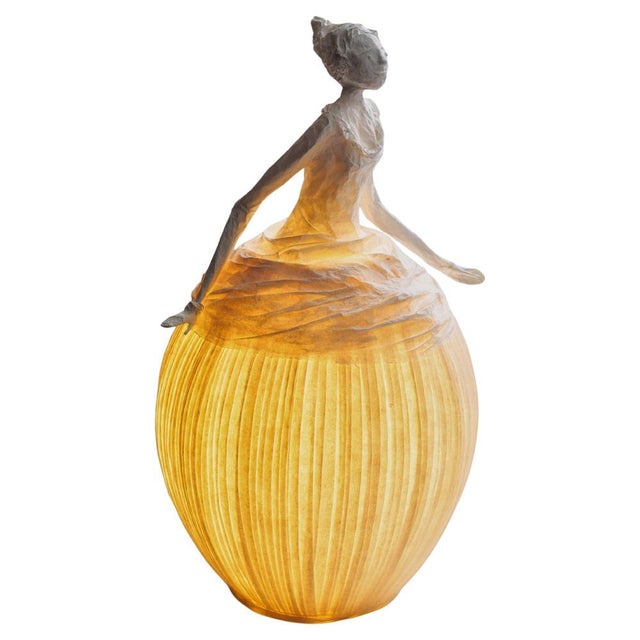 Mademoiselle Paper Light Sculpture by Papier À Êtres For Sale - Image 9 of 9