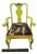 1950s Custom Whimsical Queen Anne Armchair – The Bella Vista in Tuscan Chartreuse For Sale