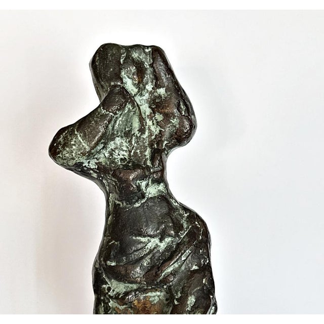 Curt Beckmann, Draped Figure, 1970s, Bronze For Sale - Image 3 of 9