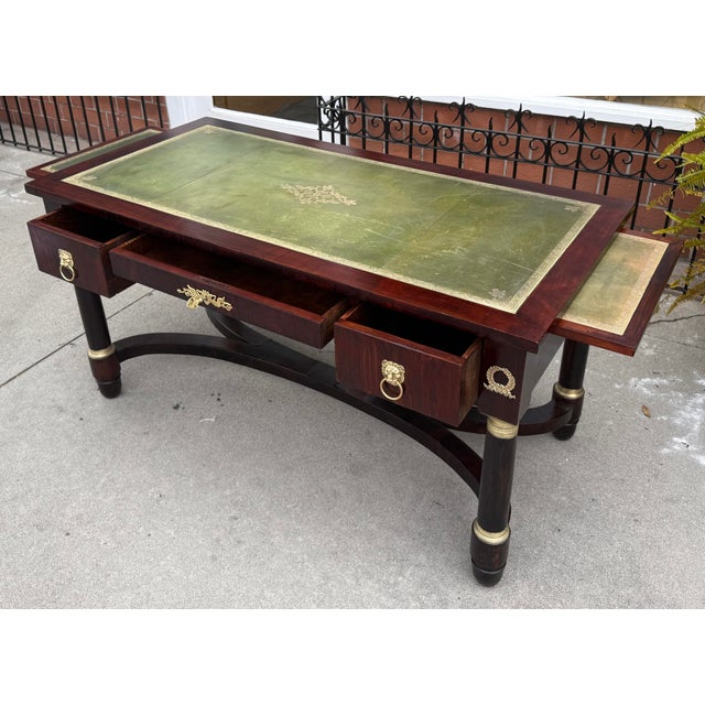 Antique French 1st Empire Mahogany Desk c.1820 For Sale - Image 4 of 5