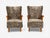 1940s Swedish Modern, Lounge Chairs, Elm, Gray Shearling, Sweden, 1940s For Sale - Image 5 of 16