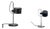 Mini Coupe Table Lamps by Joe Colombo for Oluce, Set of 2 For Sale