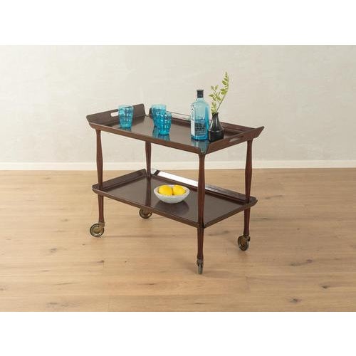 1960s serving trolley good workmanshiphigh-quality materialsMade in Germany Depth: 46 cm Width: 80 cm Height: 65 cm Good...