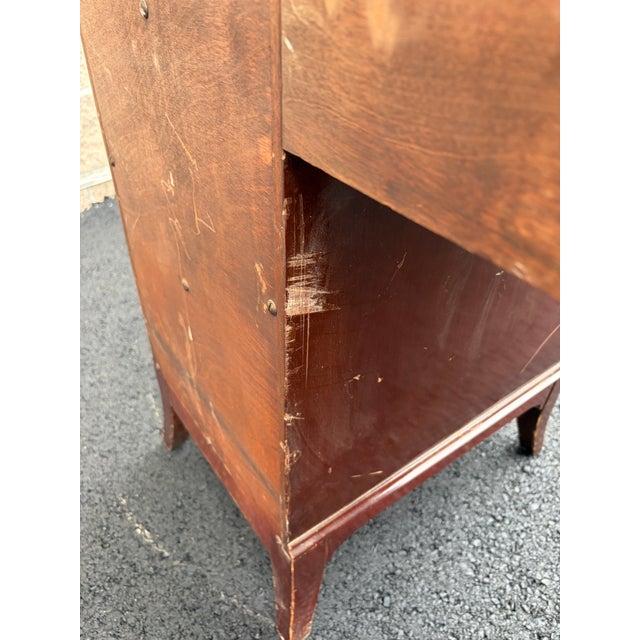 Vintage American of Martinsville Mahogany Seven-Drawer Writing Desk For Sale - Image 9 of 11