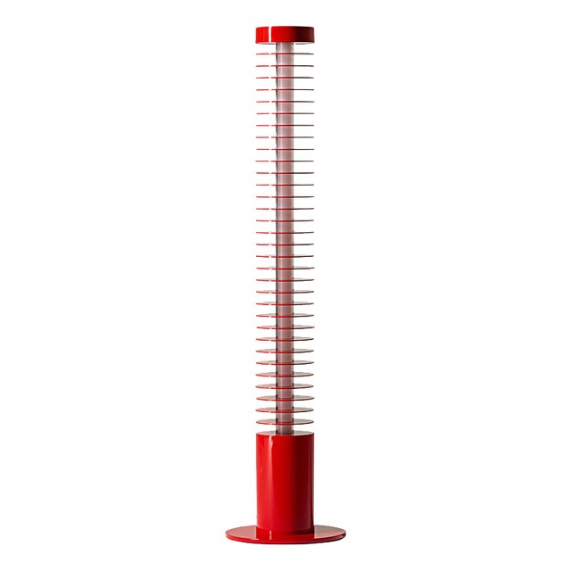 Iride Floor Lamp in Red Aluminium by Ico Parisi for Cassina For Sale