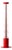 Iride Floor Lamp in Red Aluminium by Ico Parisi for Cassina For Sale