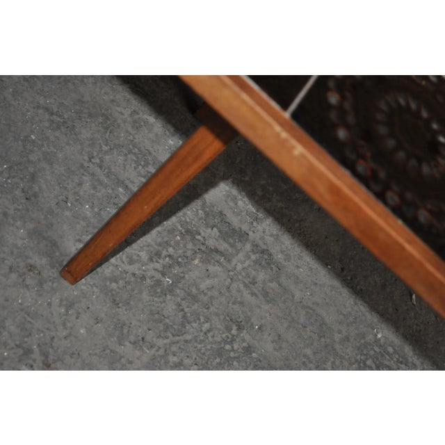 Danish Teak and Ceramic Tile Coffee Table, 1960s For Sale - Image 6 of 8